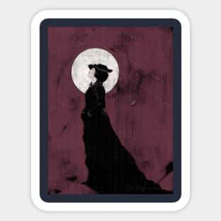 Lady Night Sticker